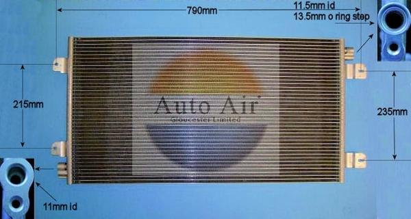 Auto Air Gloucester 16-1371 - Kondenser, kondisioner furqanavto.az