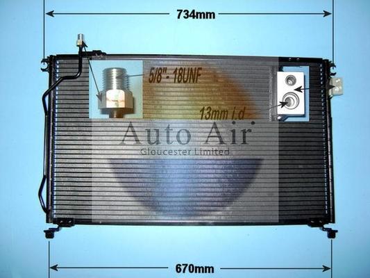 Auto Air Gloucester 16-1237 - Kondenser, kondisioner furqanavto.az