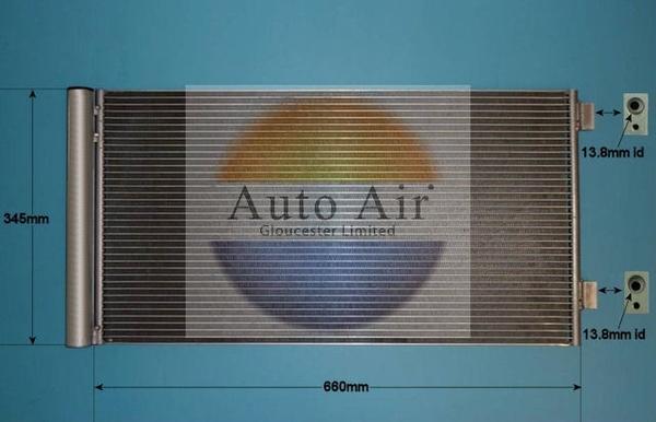 Auto Air Gloucester 16-8923 - Kondenser, kondisioner furqanavto.az