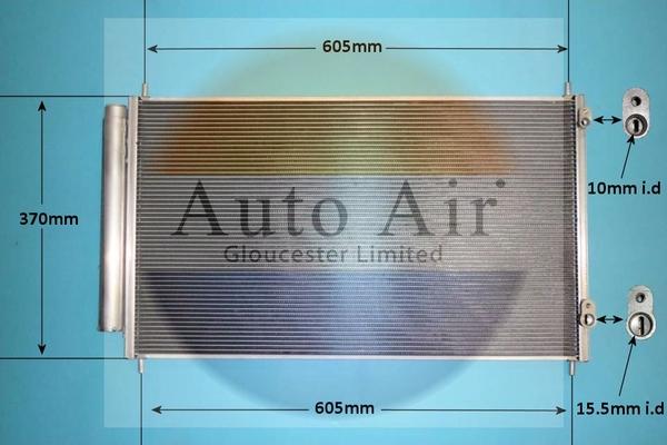 Auto Air Gloucester 16-2069 - Kondenser, kondisioner furqanavto.az