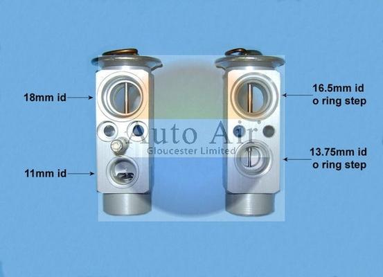 Auto Air Gloucester 22-1012 - Genişləndirici klapan, kondisioner furqanavto.az