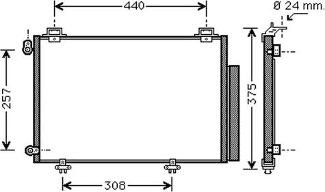 Autoclima 30311445CP - Kondenser, kondisioner furqanavto.az