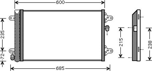 Autoclima 30311475CP - Kondenser, kondisioner furqanavto.az