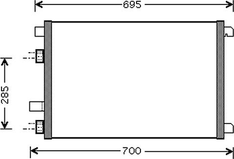 Autoclima 30311508CP - Kondenser, kondisioner furqanavto.az