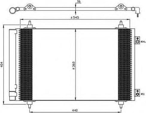 Autoclima 30311586CP - Kondenser, kondisioner furqanavto.az