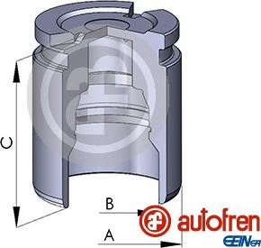 AUTOFREN SEINSA D02593 - Piston, əyləc kaliperi furqanavto.az