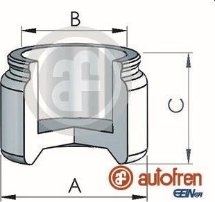 AUTOFREN SEINSA D025139 - Piston, əyləc kaliperi furqanavto.az