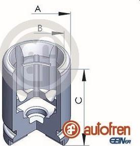 AUTOFREN SEINSA D025233 - Piston, əyləc kaliperi furqanavto.az