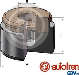 AUTOFREN SEINSA D025731 - Piston, əyləc kaliperi furqanavto.az