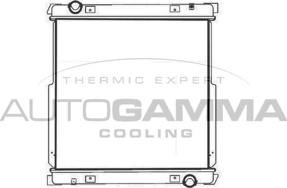 Autogamma 404910 - Radiator, mühərrikin soyudulması furqanavto.az