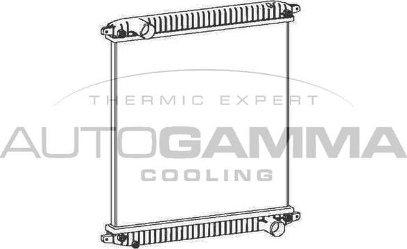 Autogamma 404414 - Radiator, mühərrikin soyudulması furqanavto.az