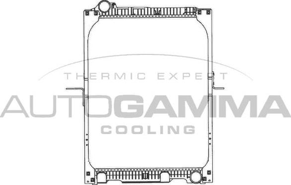 Autogamma 404354 - Radiator, mühərrikin soyudulması furqanavto.az