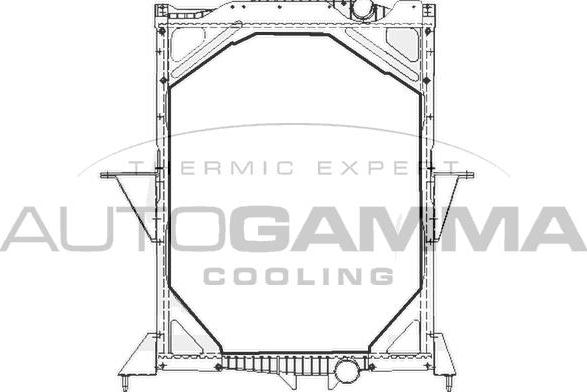 Autogamma 404706 - Radiator, mühərrikin soyudulması furqanavto.az