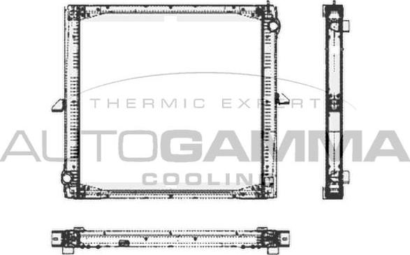 Autogamma 404726 - Radiator, mühərrikin soyudulması furqanavto.az