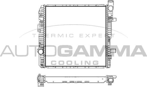 Autogamma 401046 - Radiator, mühərrikin soyudulması furqanavto.az