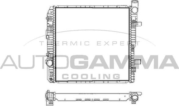 Autogamma 401102 - Radiator, mühərrikin soyudulması furqanavto.az