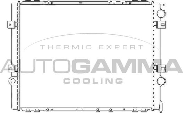 Autogamma 403622 - Radiator, mühərrikin soyudulması furqanavto.az