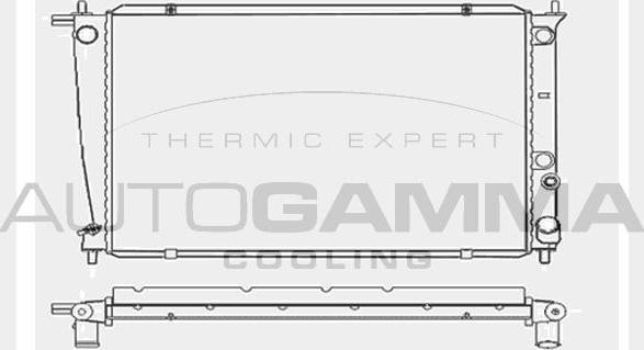 Autogamma 104046 - Radiator, mühərrikin soyudulması furqanavto.az