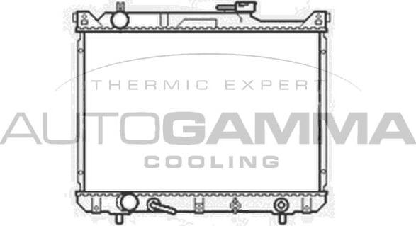 Autogamma 104191 - Radiator, mühərrikin soyudulması furqanavto.az