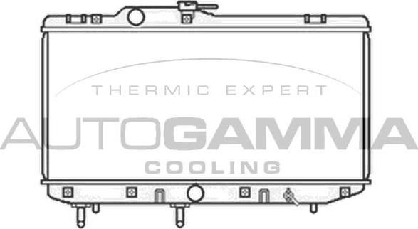 Autogamma 104192 - Radiator, mühərrikin soyudulması furqanavto.az