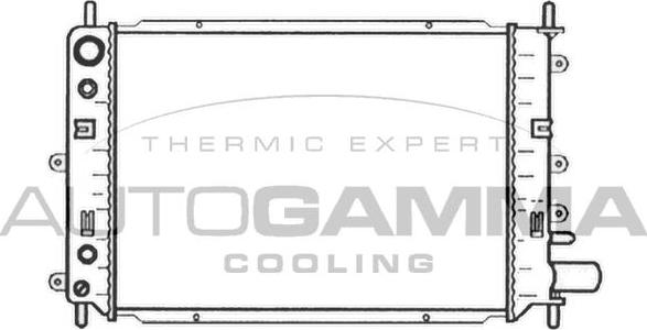 Autogamma 104144 - Radiator, mühərrikin soyudulması furqanavto.az