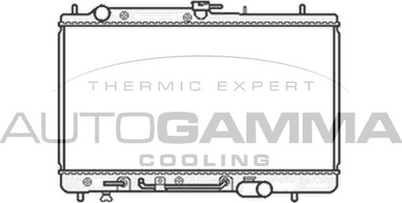 Autogamma 104153 - Radiator, mühərrikin soyudulması furqanavto.az