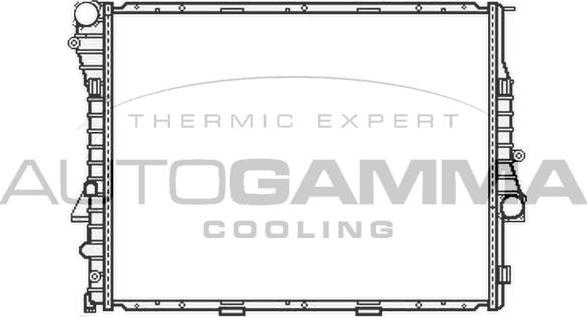 Autogamma 104168 - Radiator, mühərrikin soyudulması furqanavto.az