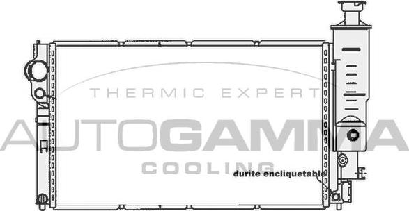 Autogamma 104121 - Radiator, mühərrikin soyudulması furqanavto.az