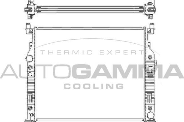 Autogamma 104851 - Radiator, mühərrikin soyudulması furqanavto.az