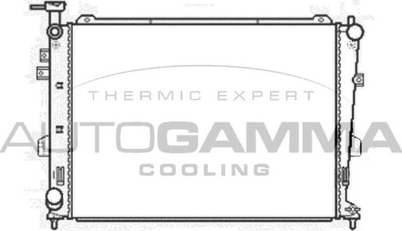 Autogamma 104839 - Radiator, mühərrikin soyudulması furqanavto.az