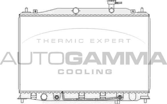 Autogamma 104827 - Radiator, mühərrikin soyudulması furqanavto.az