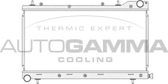 Autogamma 104704 - Radiator, mühərrikin soyudulması furqanavto.az