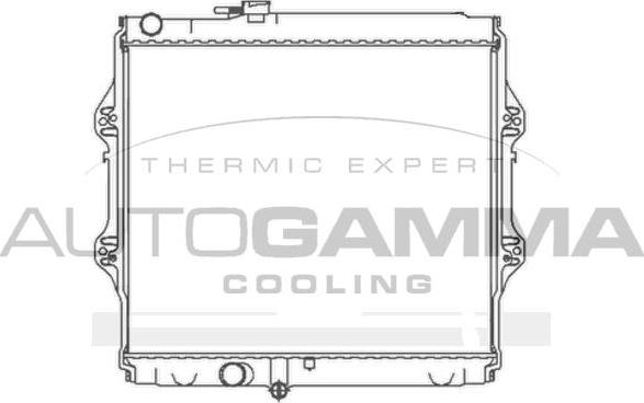 Autogamma 104729 - Radiator, mühərrikin soyudulması furqanavto.az