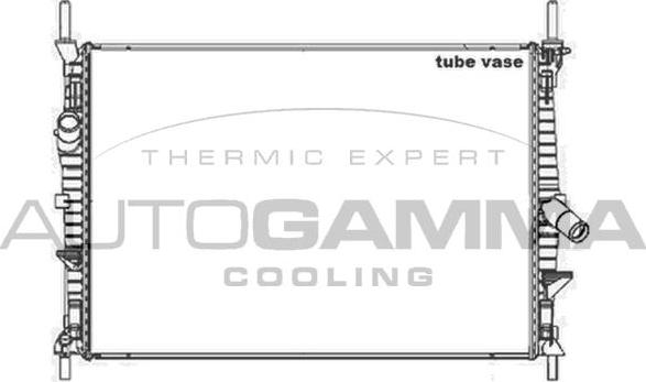 Autogamma 105590 - Radiator, mühərrikin soyudulması furqanavto.az