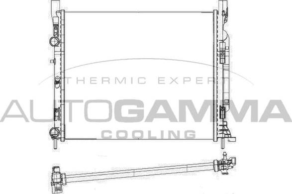 Autogamma 105614 - Radiator, mühərrikin soyudulması furqanavto.az