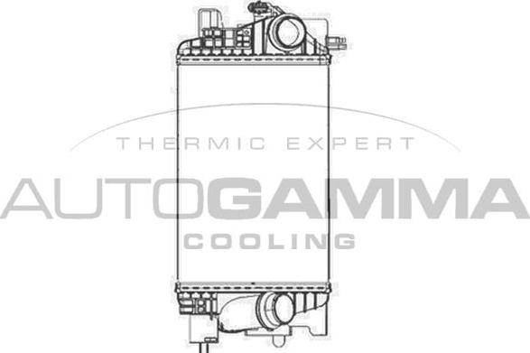 Autogamma 105679 - Intercooler, şarj cihazı furqanavto.az