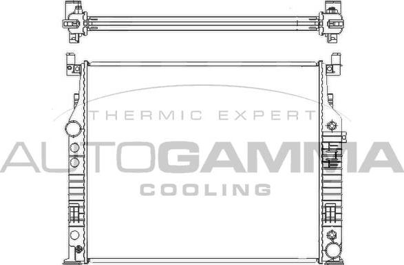 Autogamma 105169 - Radiator, mühərrikin soyudulması furqanavto.az