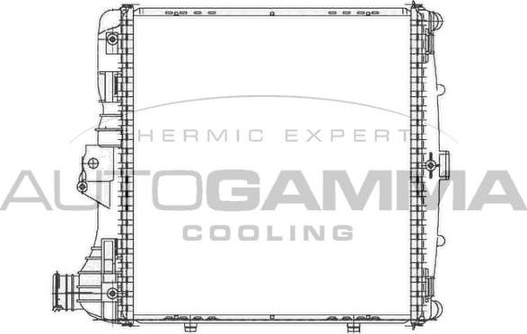 Autogamma 105102 - Radiator, mühərrikin soyudulması furqanavto.az