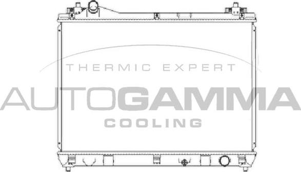 Autogamma 105111 - Radiator, mühərrikin soyudulması furqanavto.az