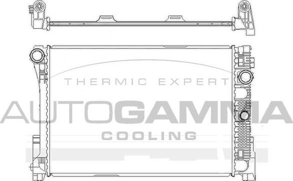 Autogamma 105173 - Radiator, mühərrikin soyudulması furqanavto.az