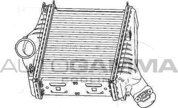 Autogamma 105241 - Intercooler, şarj cihazı furqanavto.az