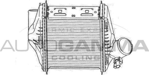 Autogamma 105242 - Intercooler, şarj cihazı furqanavto.az