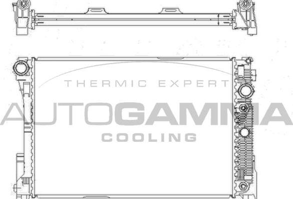 Autogamma 105215 - Radiator, mühərrikin soyudulması furqanavto.az