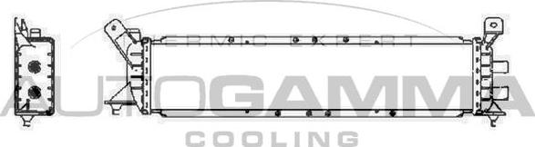 Autogamma 105756 - Radiator, mühərrikin soyudulması furqanavto.az