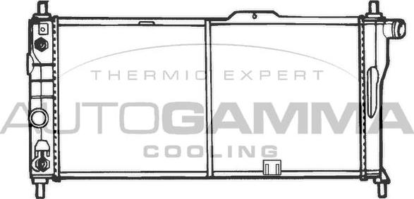 Autogamma 100693 - Radiator, mühərrikin soyudulması furqanavto.az