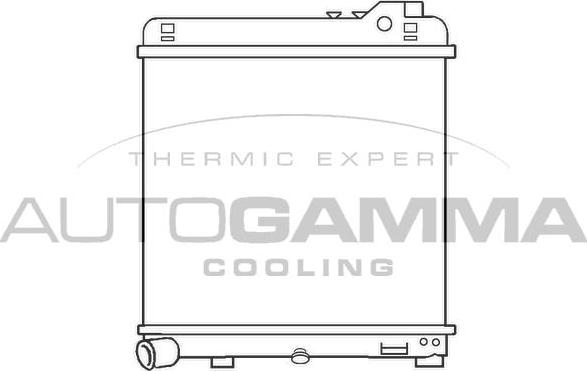 Autogamma 100094 - Radiator, mühərrikin soyudulması furqanavto.az