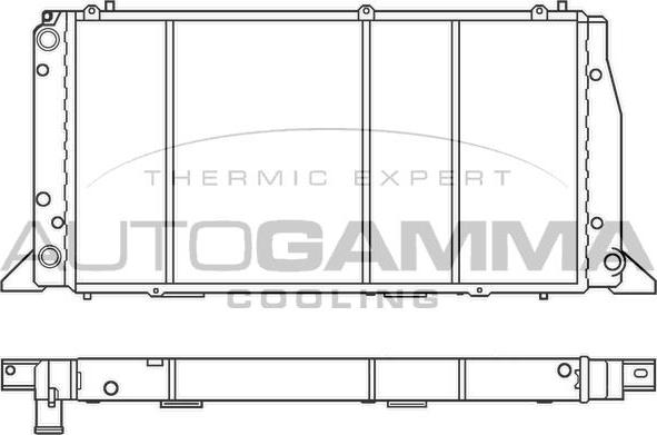 Autogamma 100044 - Radiator, mühərrikin soyudulması furqanavto.az