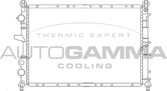 Autogamma 100018 - Radiator, mühərrikin soyudulması furqanavto.az