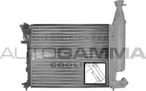 Autogamma 100155 - Radiator, mühərrikin soyudulması furqanavto.az