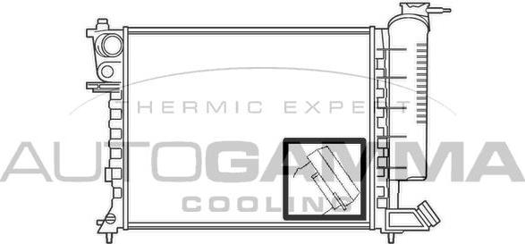 Autogamma 100213 - Radiator, mühərrikin soyudulması furqanavto.az